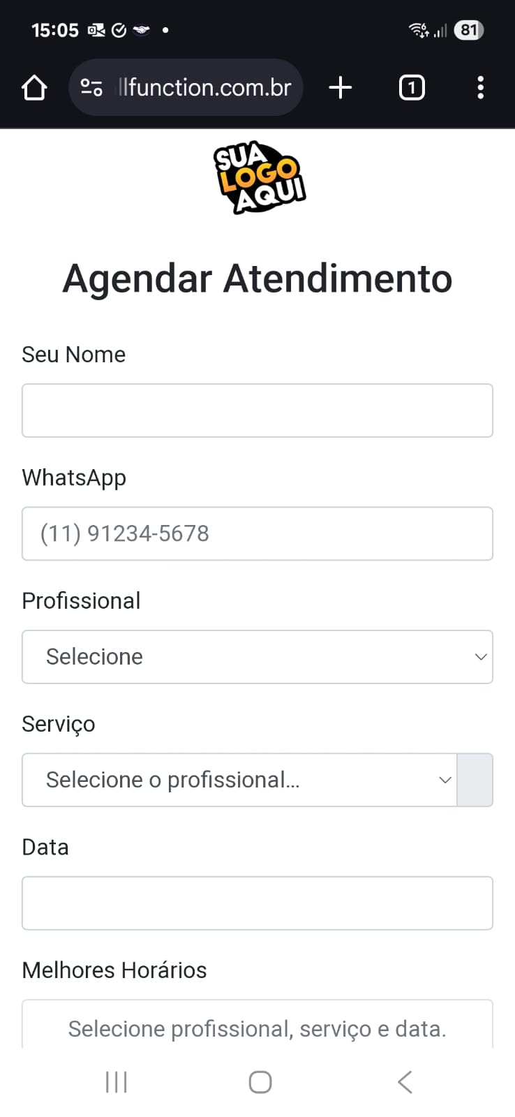 Agendamento Fácil e Rápido